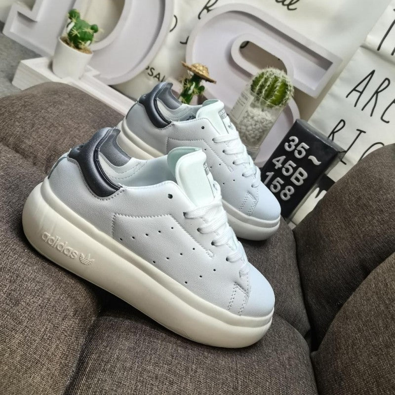 Adidas Stan Smith Platform White Grey