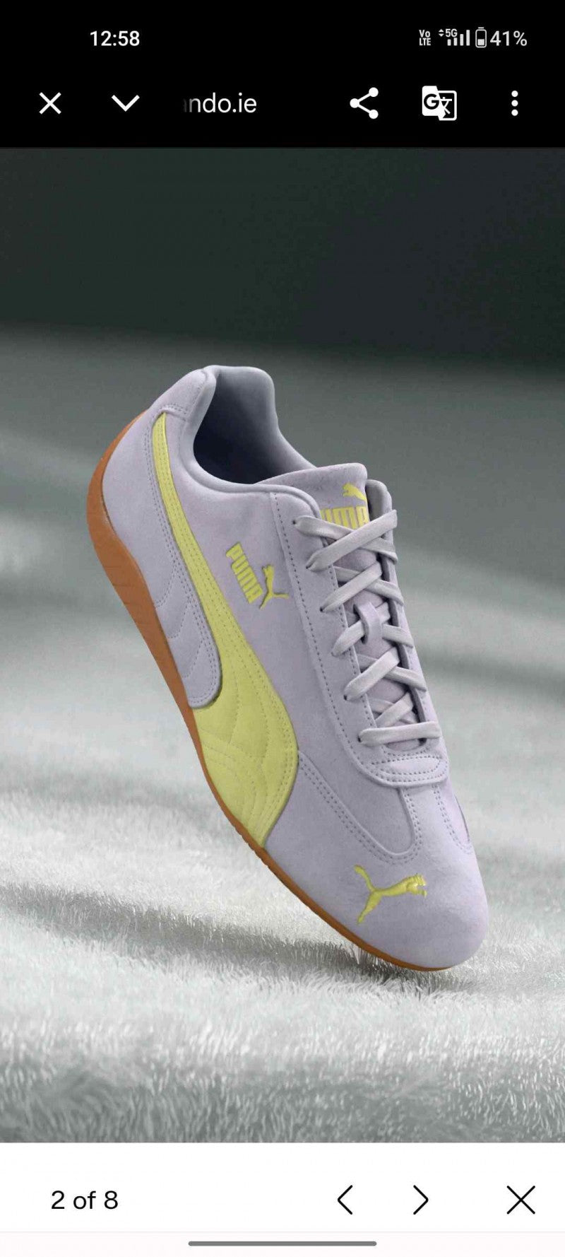 Puma Speedcat OG LilacYellow Sneaker