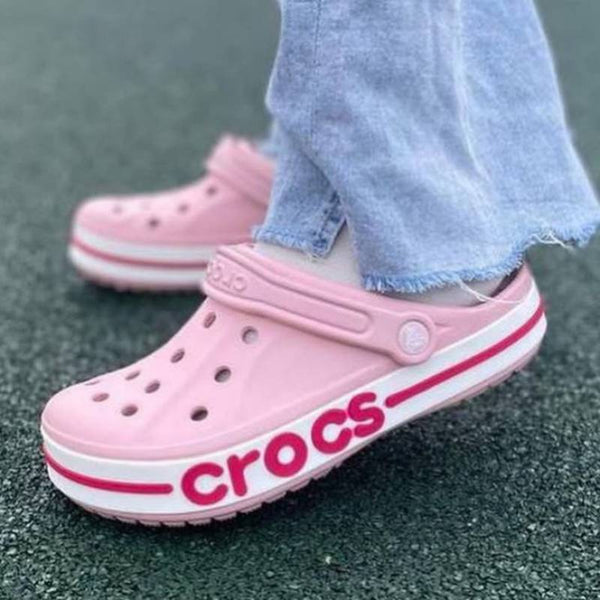 WMN Croccs Bayaband clogs pink