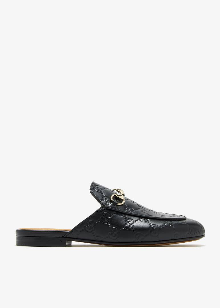 Gucci_GG_PrinceTwon_Slides_In_Rossa_GG_leather_for_women_with_original_box_and_carry_bag