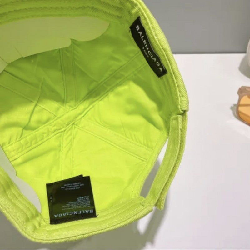 Balenciaga Logo Visor Green Premium Unisex Cap With Safety Box