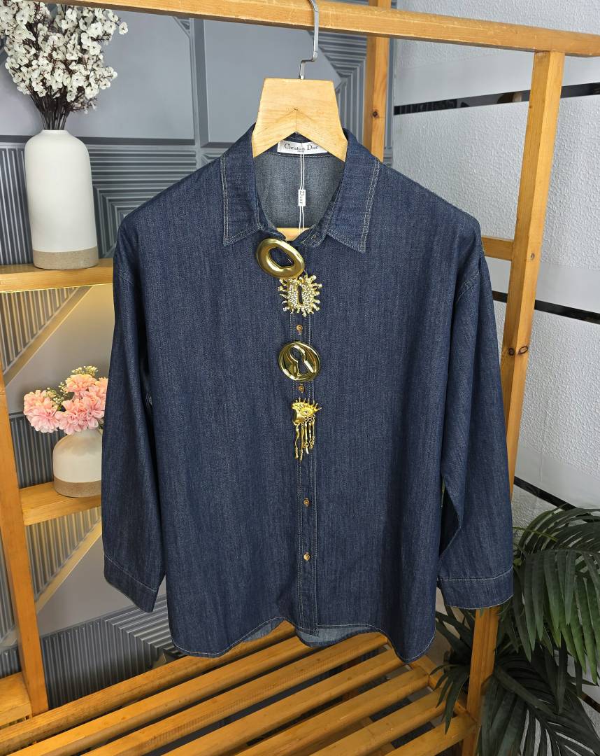 DIO LOGO SHIRT DARK BLUE S127-DB