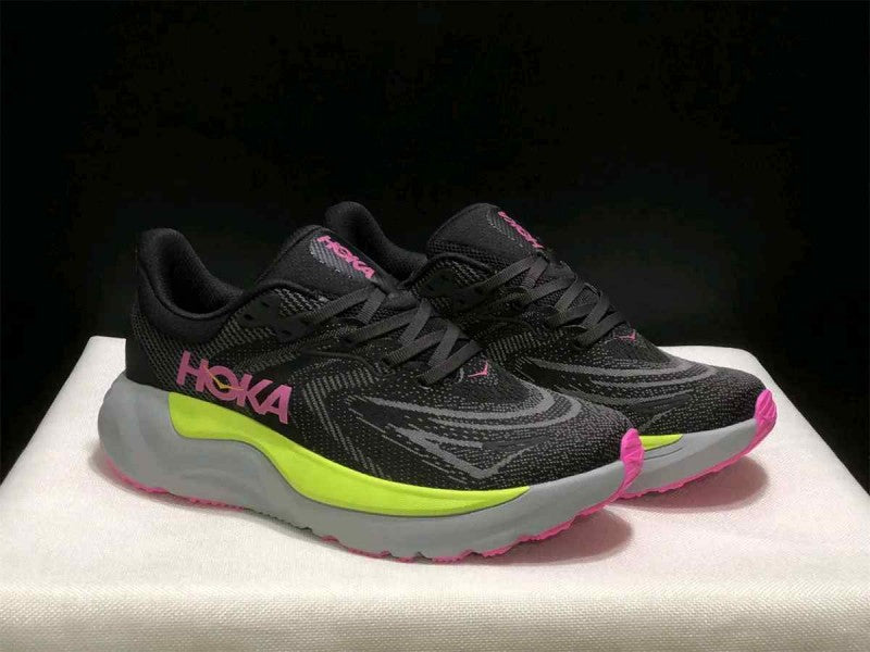 Hoka Arahi 8 Charcoal Grey-Yellow-Rose Mens shoes