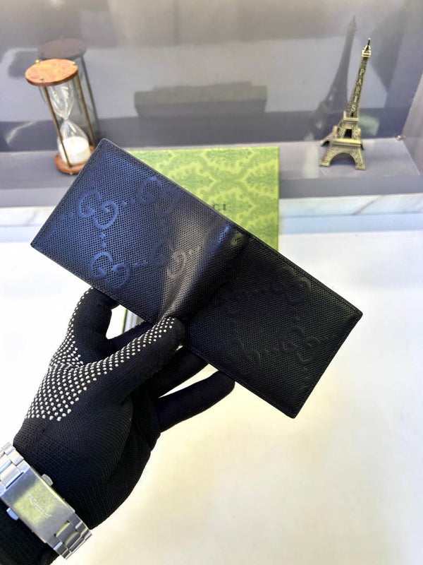 Gucci 2 Wallet Combo Black Premium Quality Fa 708