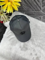 Philipp Plein Dark Grey Front Skull Logo Premium Unisex Cap With Safety Box