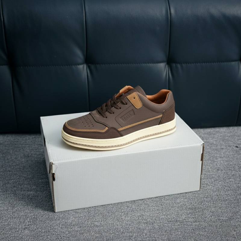 LEVY'S BROWN BEIGE CASUAL SNEAKER