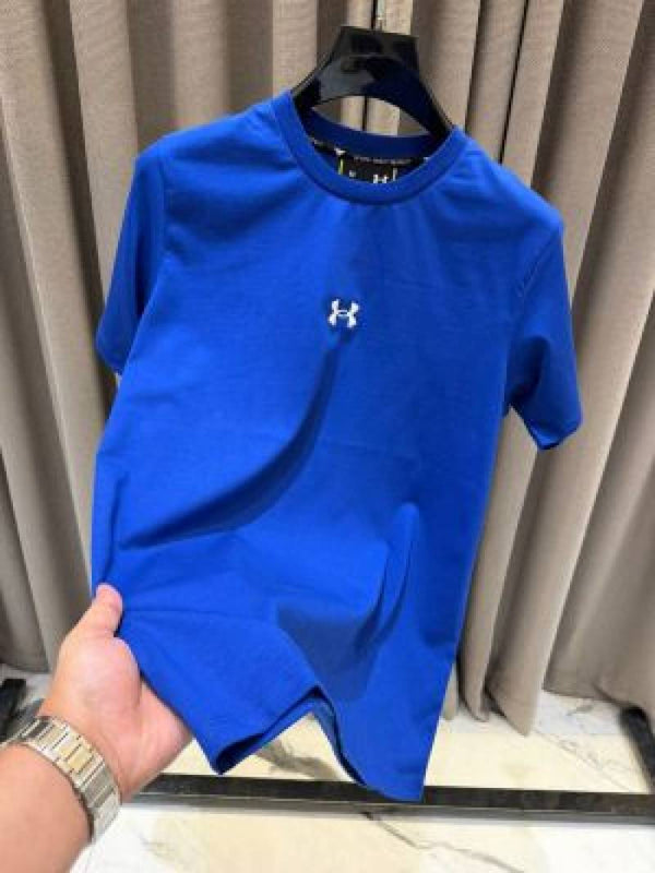 Under Armou Imported Tshirt Blue