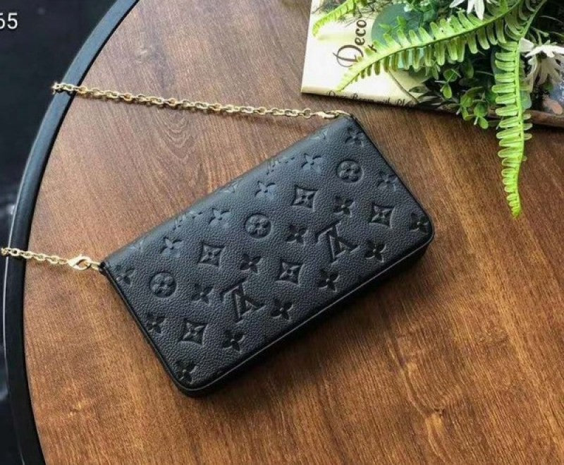 Louis Vuitton_LV Felicie Monogram Pochette With OG Box & Dust Bag (Black - 732)