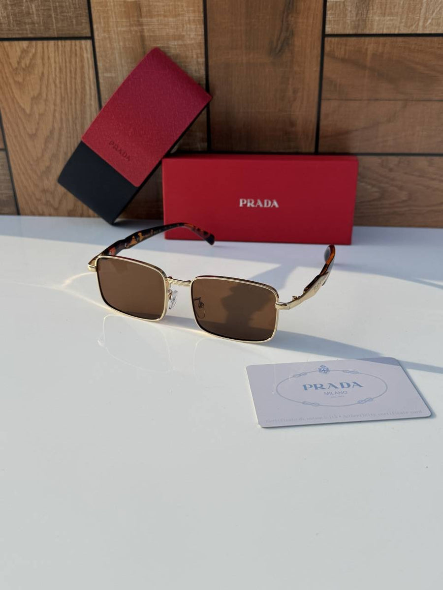 Prada 58040 gold brown