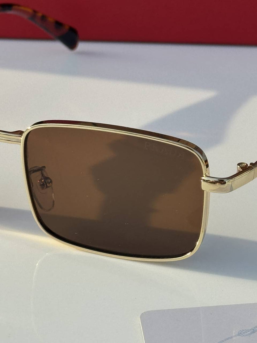 Prada 58040 gold brown
