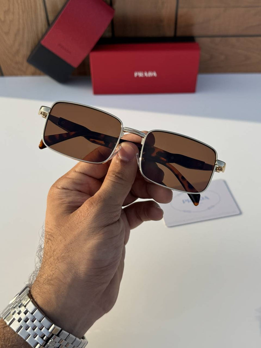 Prada 58040 gold brown