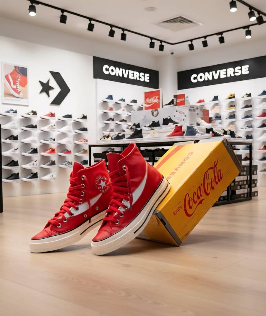 Converse CHUCK 70 COCA COLA RACING RED LEATHER