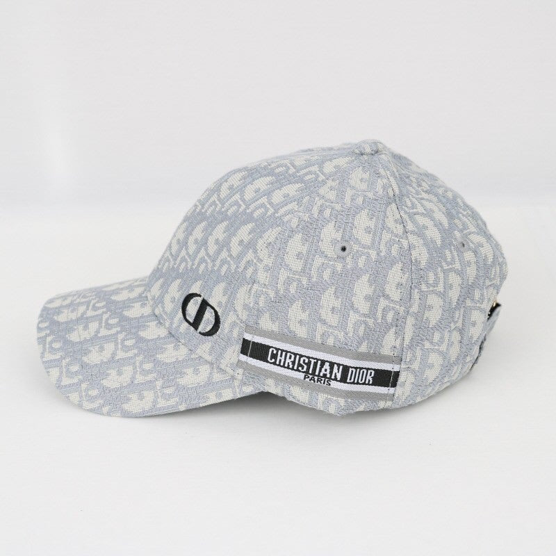 Dior_Cd_Oblique_Monogram_Premium_Unisex_Cap_(_With_Safety_Box_)_Grey_