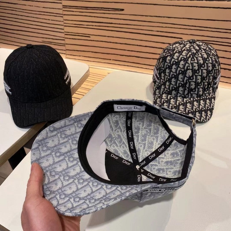 Dior_Cd_Oblique_Monogram_Premium_Unisex_Cap_(_With_Safety_Box_)_Grey_