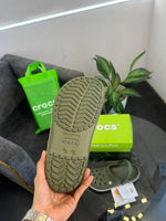 Crocs Crocband Gum Clog Khaki