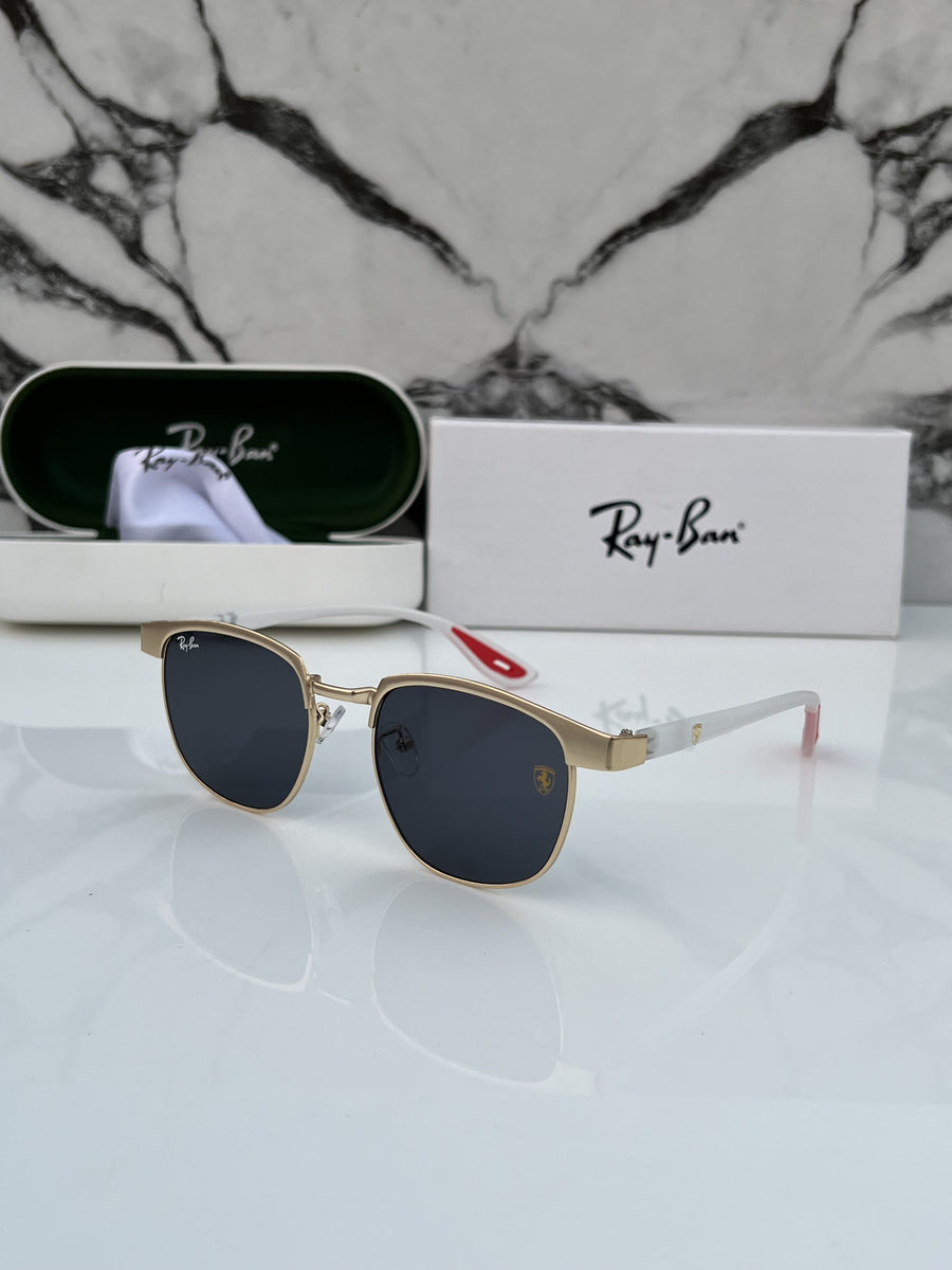 Rey ban 03 gold white