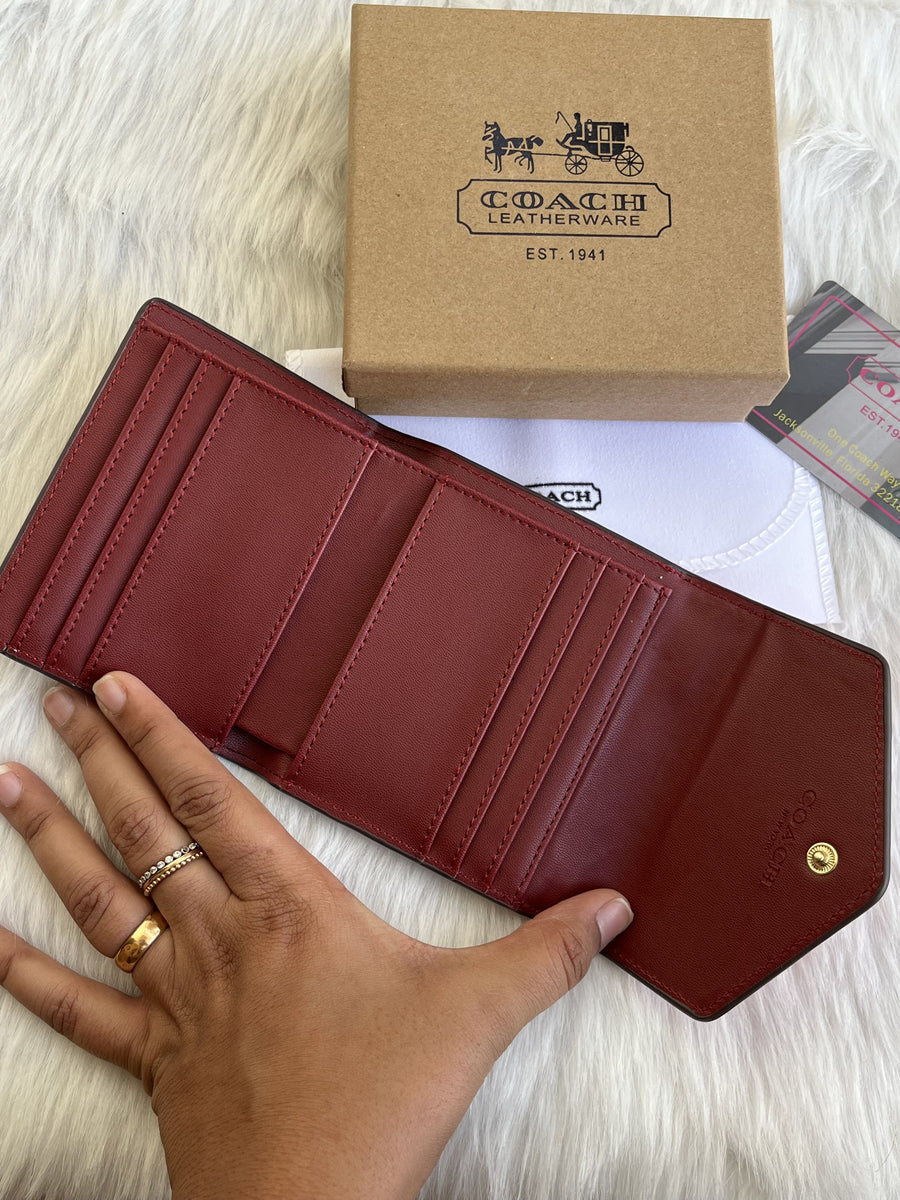 Coach_116_3_Fold_Wallet_With_OriginalBox_DustCover_Card
