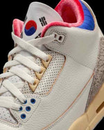 E air jordan 3 seoul 2.0 grey cement