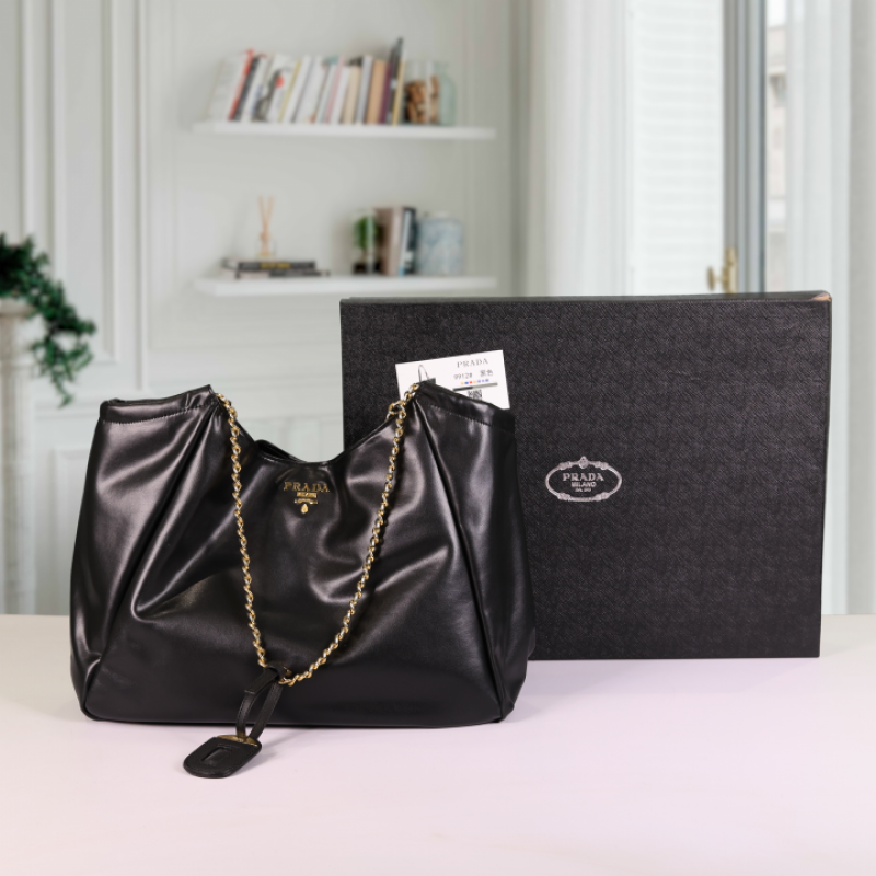 Prada_Soft_Leather_Premium_Tote_Bag_With_OG_Box_&_Dust_Bag_(Black-1144)