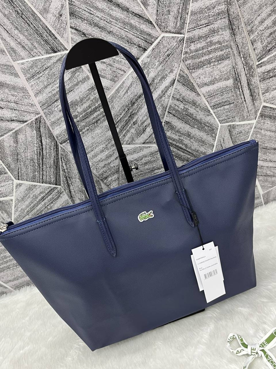 Lacoste_Leather_Tote_Navy_Premium_With_Original_Packing