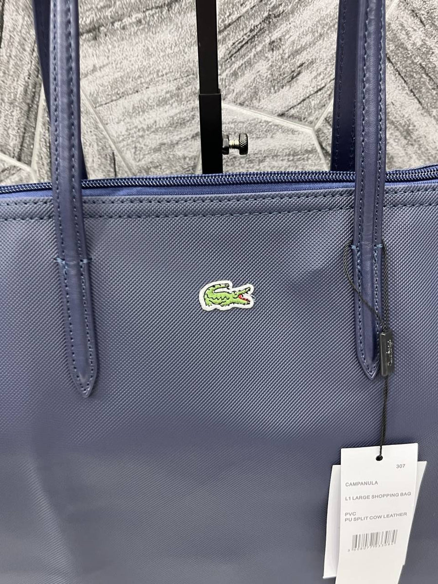 Lacoste_Leather_Tote_Navy_Premium_With_Original_Packing