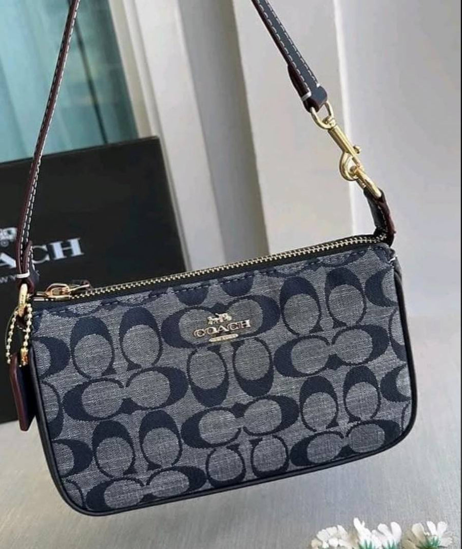 Coach_Nolita_19_All_Denim_With_OriginalBox_DustCover_ChainBelt_PearlCharm