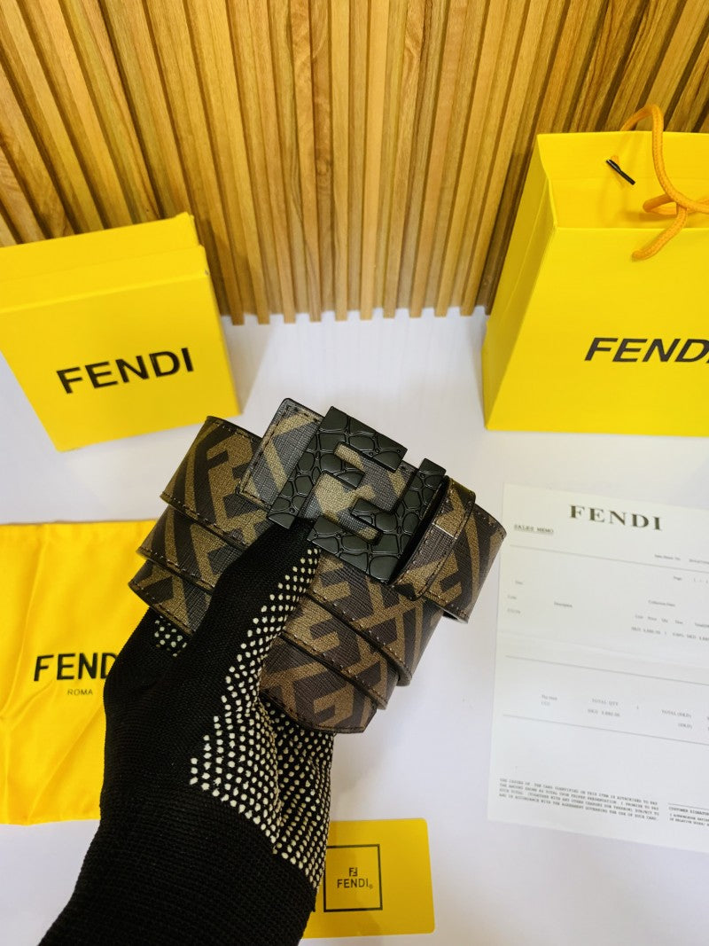 23 FENDY PRINTED PREMIUM QUALITY BELT FULL KIT