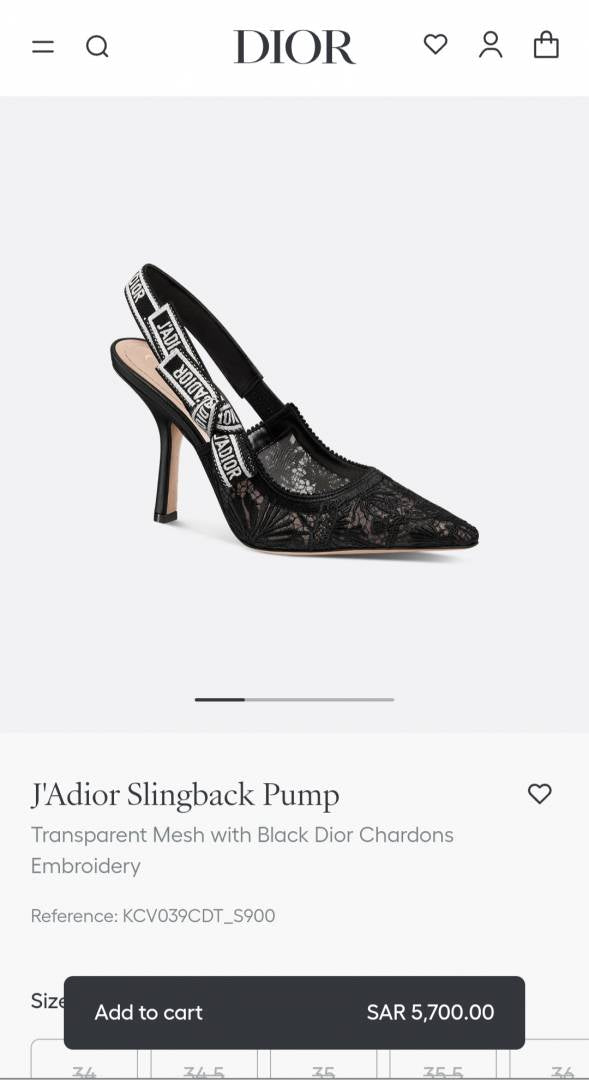 Dior_Jadiyor_Slingback_Heels_Pumps_Black_For_Her_With_Original_Box_And_Carry_Bag