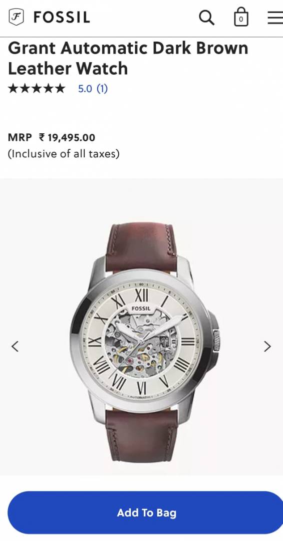 Fossil Grant Automatic
