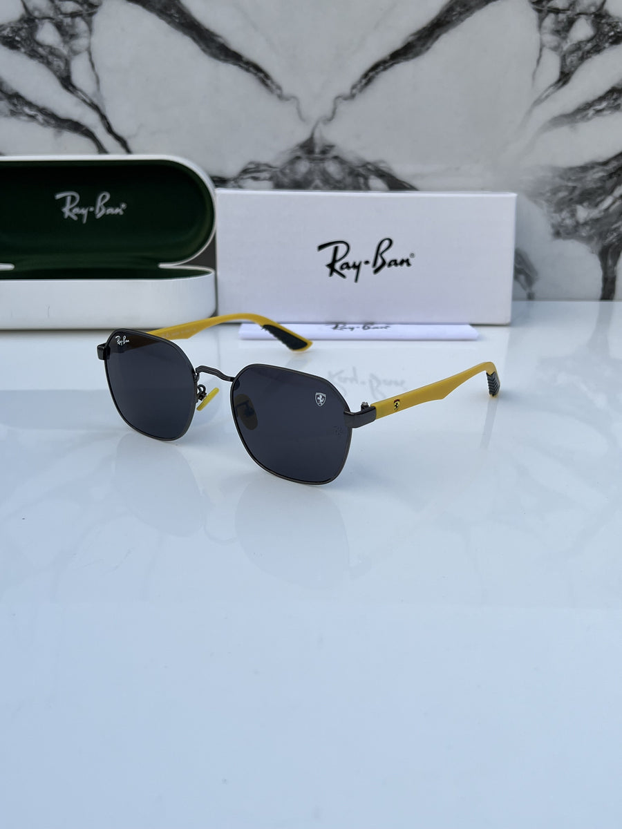 Rey ban_406_black_yellow