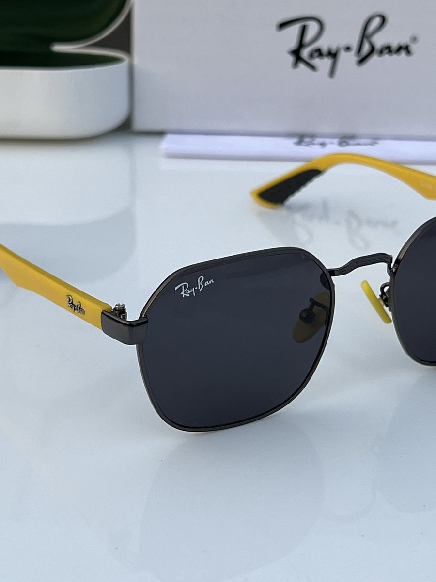 Rey ban_406_black_yellow