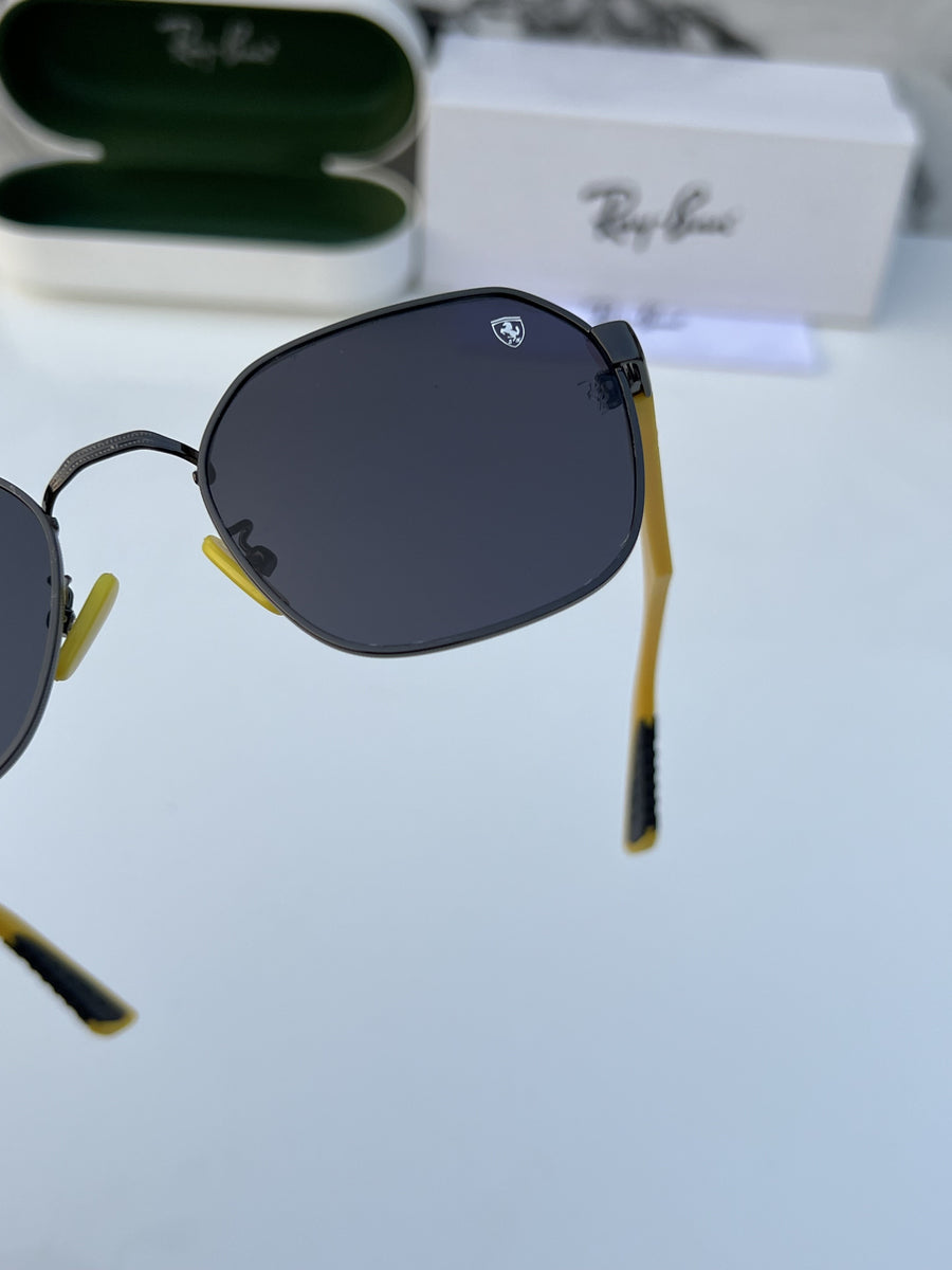 Rey ban_406_black_yellow