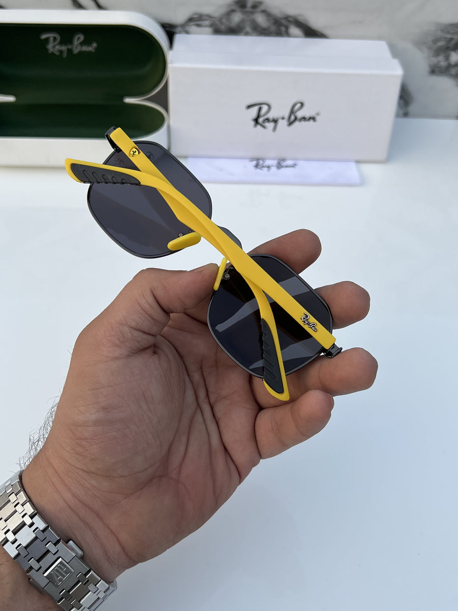 Rey ban_406_black_yellow