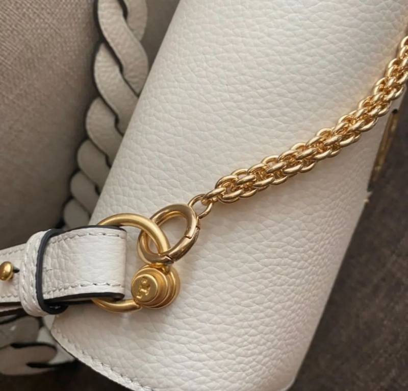 Tori Burch_Miller_White_ShoulderBag_With_OriginalBox