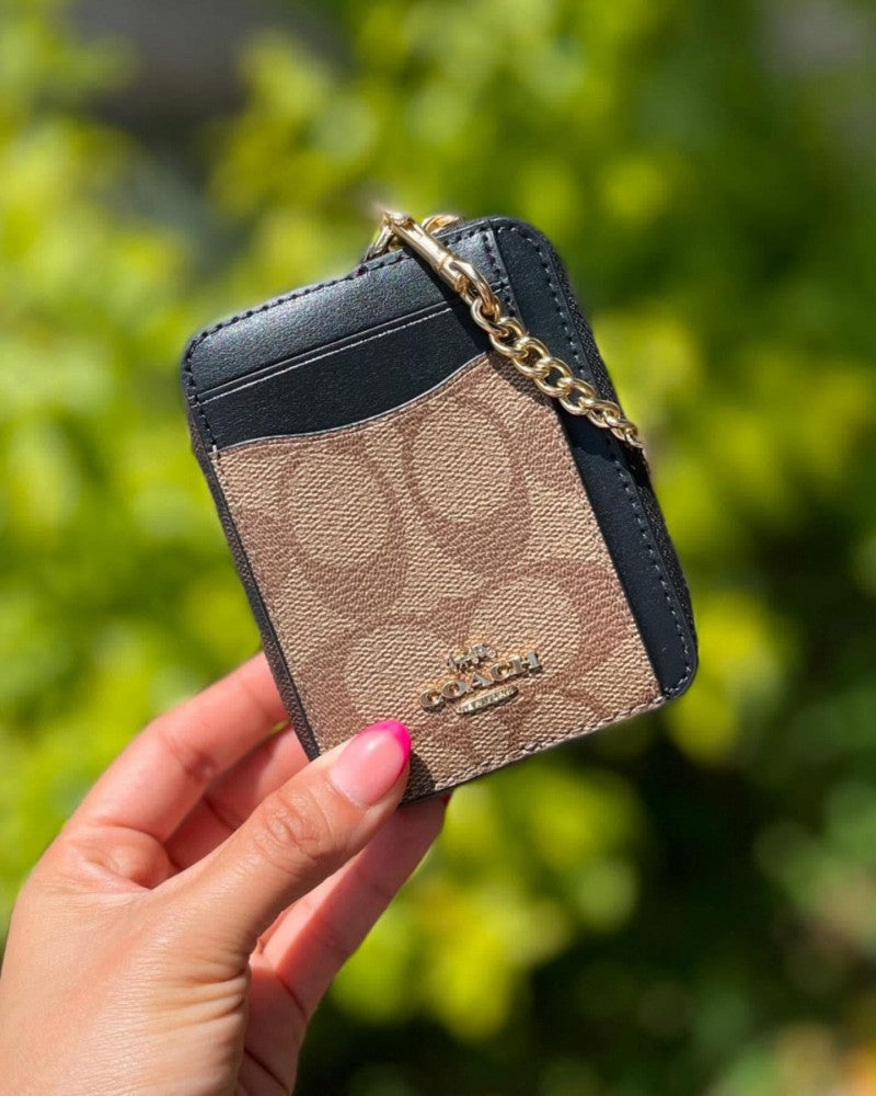 Coach_Zip_Card_Case_Mini_Wallet_With_Original_Box