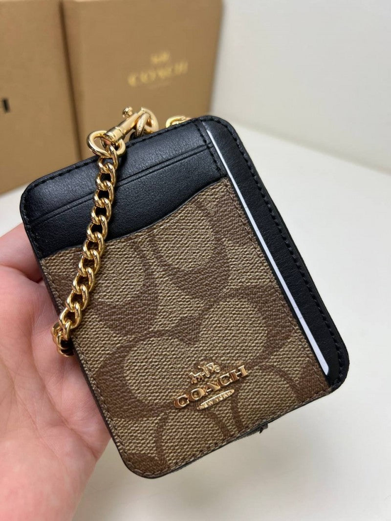 Coach_Zip_Card_Case_Mini_Wallet_With_Original_Box