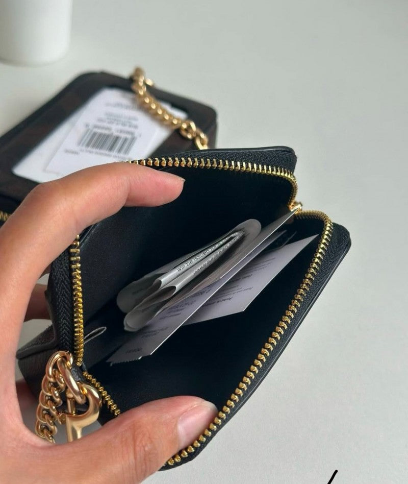 Coach_Zip_Card_Case_Mini_Wallet_With_Original_Box