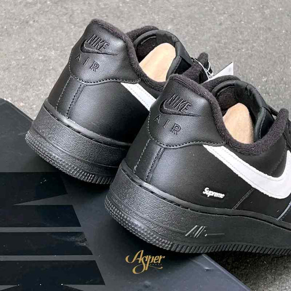 Supreme x Nikkee air force 1 low black white