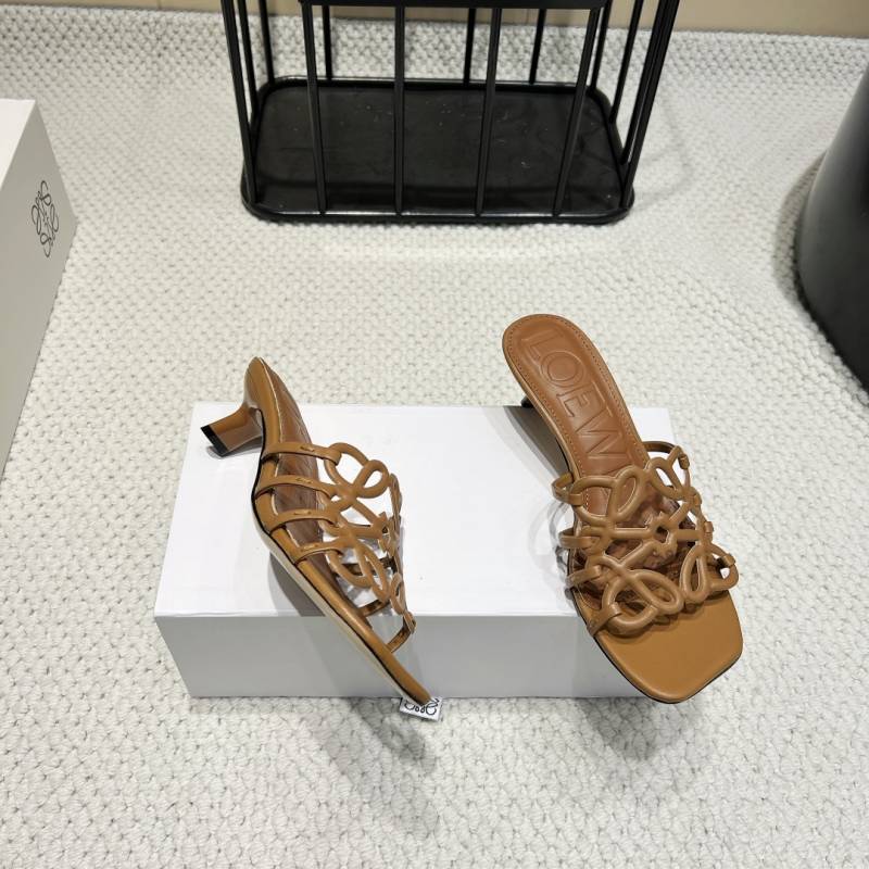 Loewe Petal Anagram Slides For Women With Original Box And Dust Cover