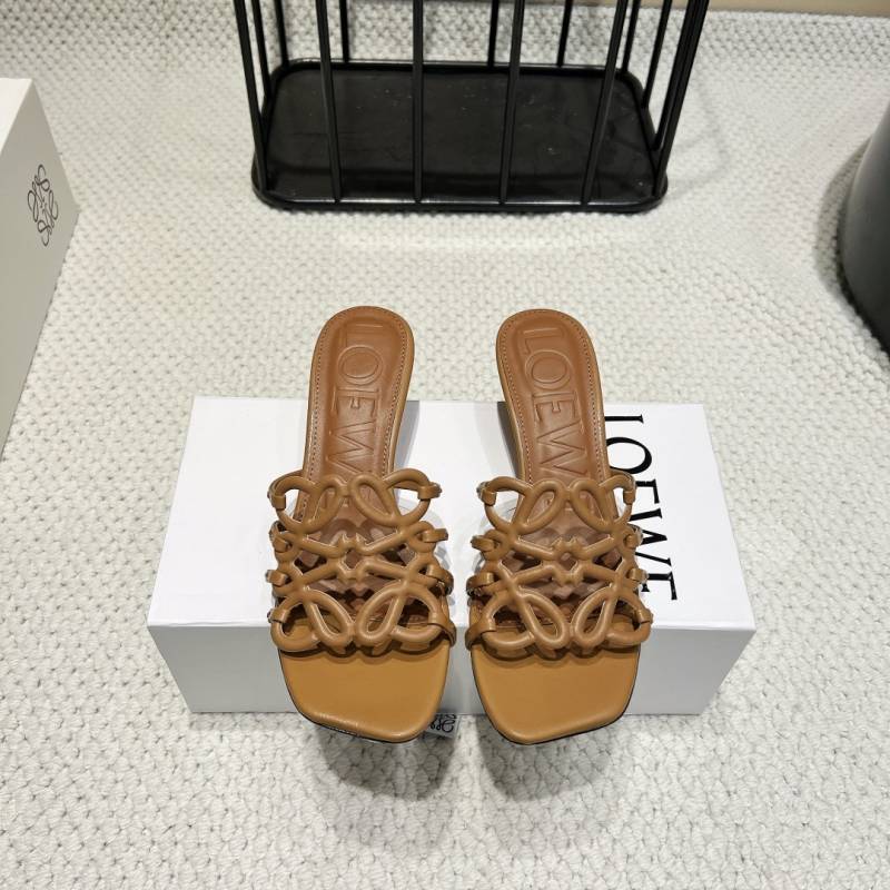 Loewe Petal Anagram Slides For Women With Original Box And Dust Cover