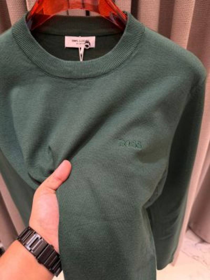 BOSS IMPORTED STORE ARTICLE SWEATER GREEN