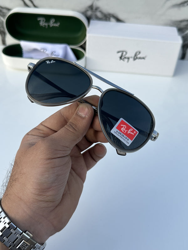 Rey ban_4414_silver_grey