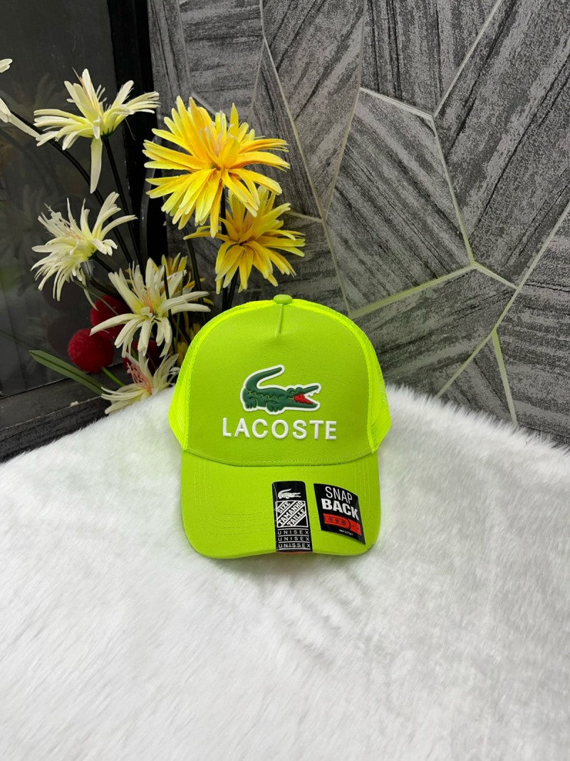 Lacoste_Crocodile_Front_Logo_Net_Premium_Unisex_Cap_With_Safety_Box_(Green)