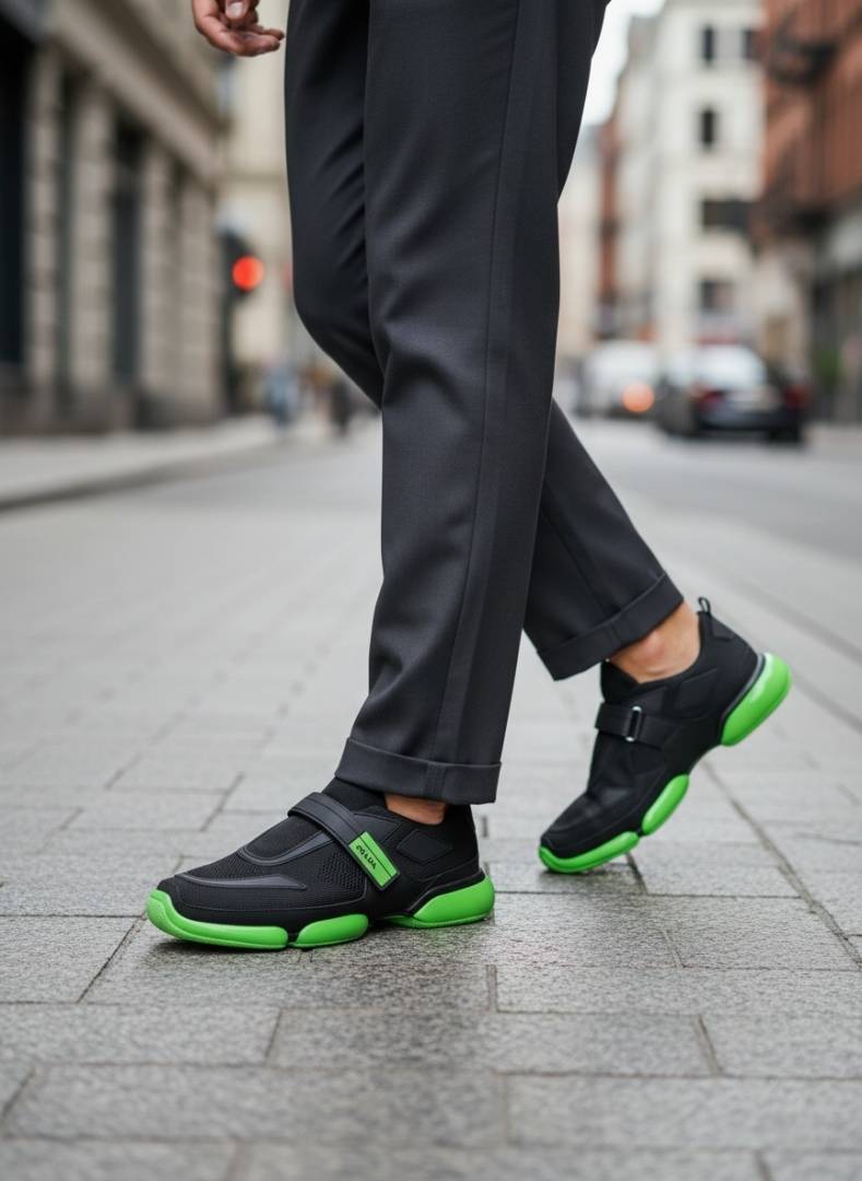 Praddaa Cloudbust Knit Black Green
