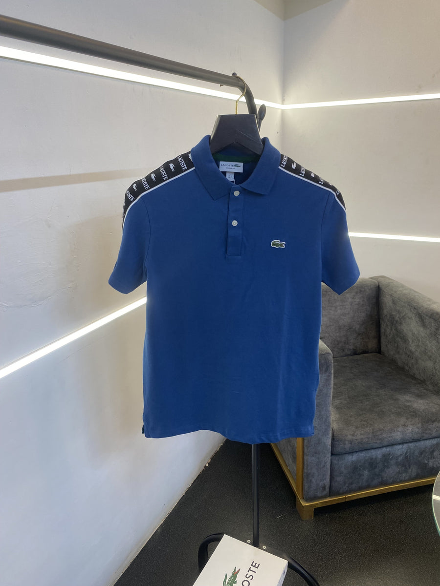 Lacoste imported box pack polo tshirt mid blue sale