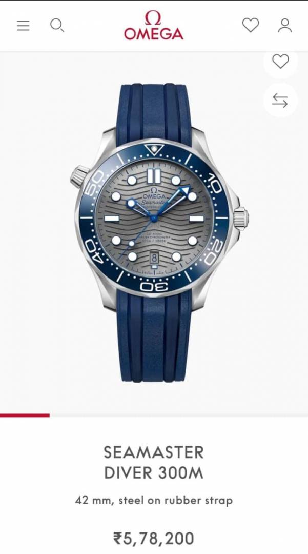 Omega seamaster diver 300M automatic