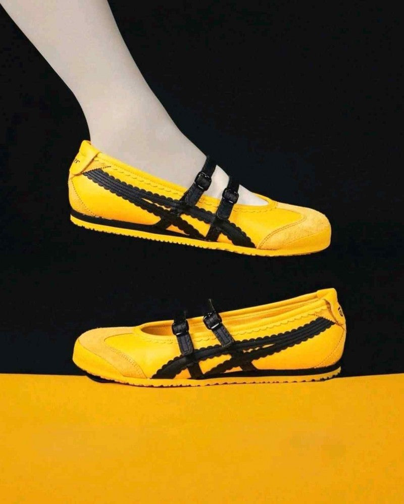 Onitsuka Tiger Mexico 66 TGRS Mary Jane Yellow Black 6180
