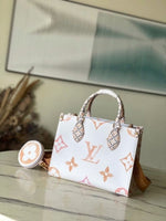 Louis Vuitton_LV M22976 On The Go Pochette With OG Double Box & Dust Bag - Coin Pouch (White Brown - 622)