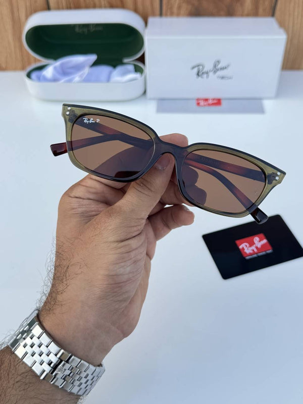Ray-Ban 4456 olive tiger brown