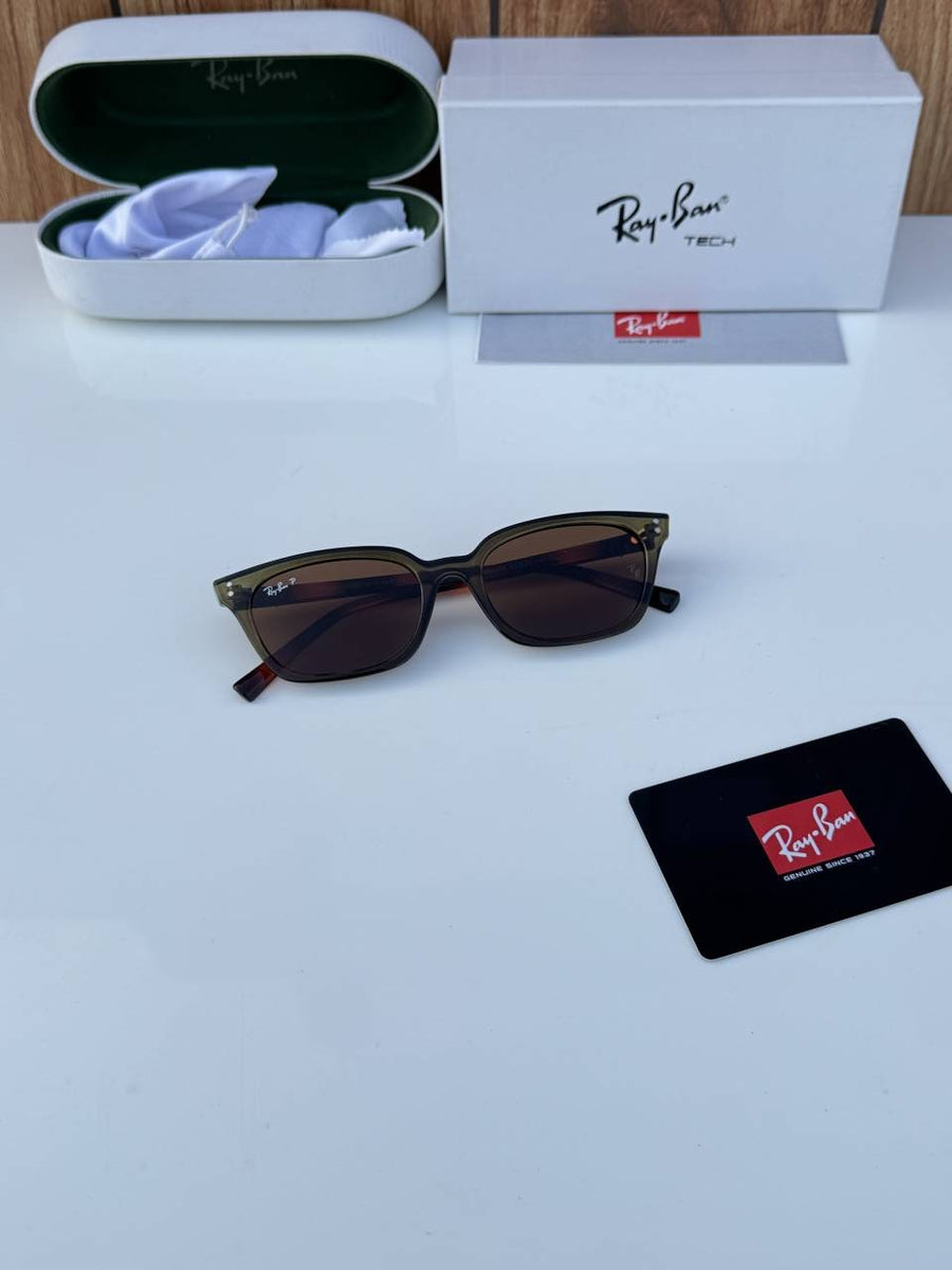 Ray-Ban 4456 olive tiger brown